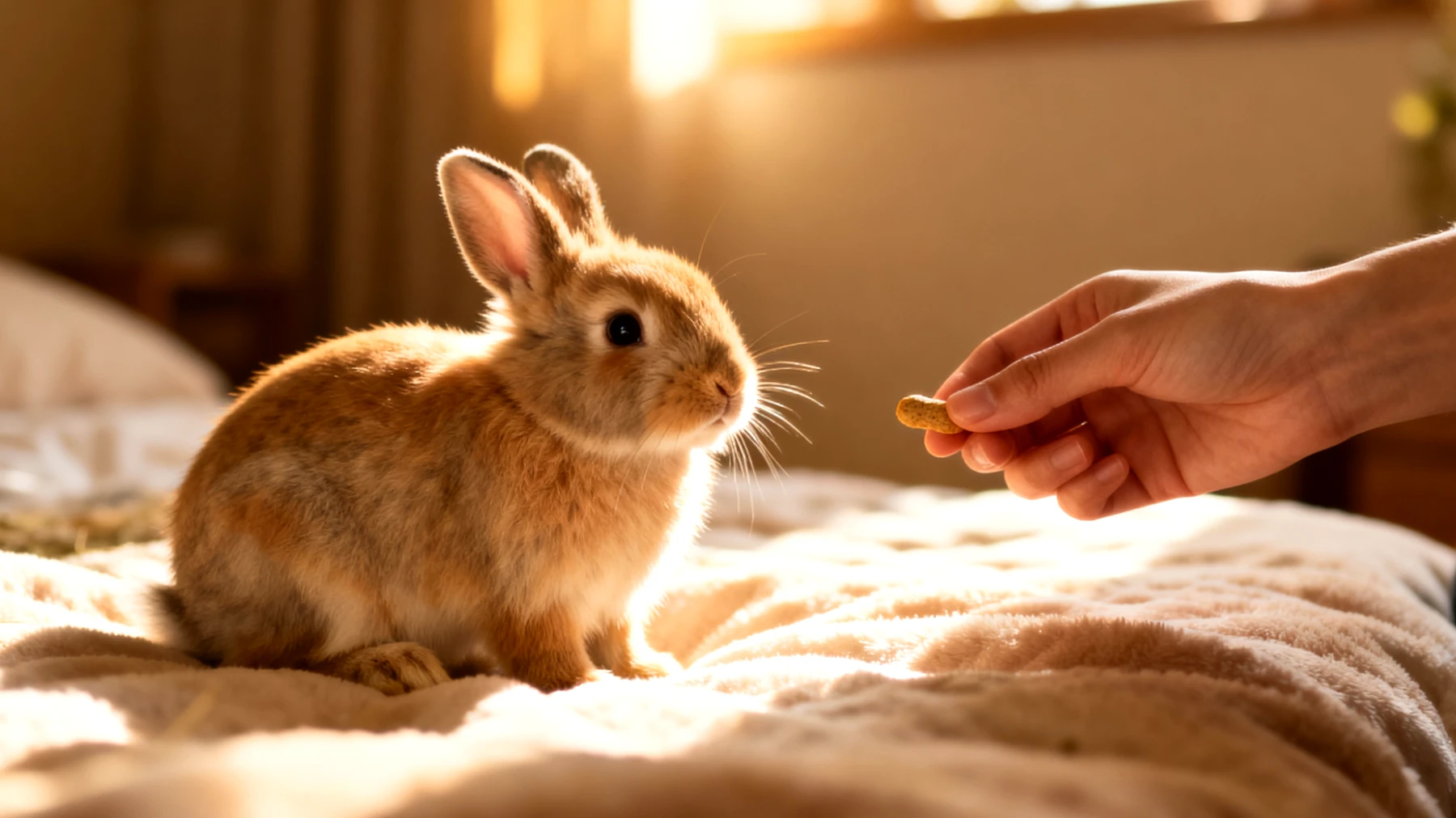 Kaninchen-Jungtiere benötigen eine altersgerechte Trainingsmethode und sanfte Verhaltensübungen, um Vertrauen aufzubauen und grundlegende Kommandos wie Kommen auf Ruf oder Stubenreinheit zu erlernen, ohne das sensible Jungtier zu überfordern"