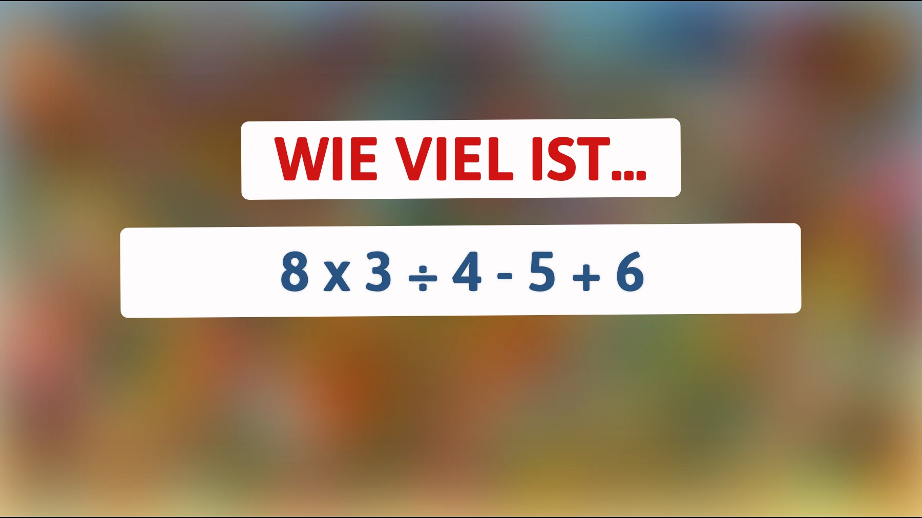 Nur 1% können dieses mathematische Rätsel knacken: "Kannst du es?""