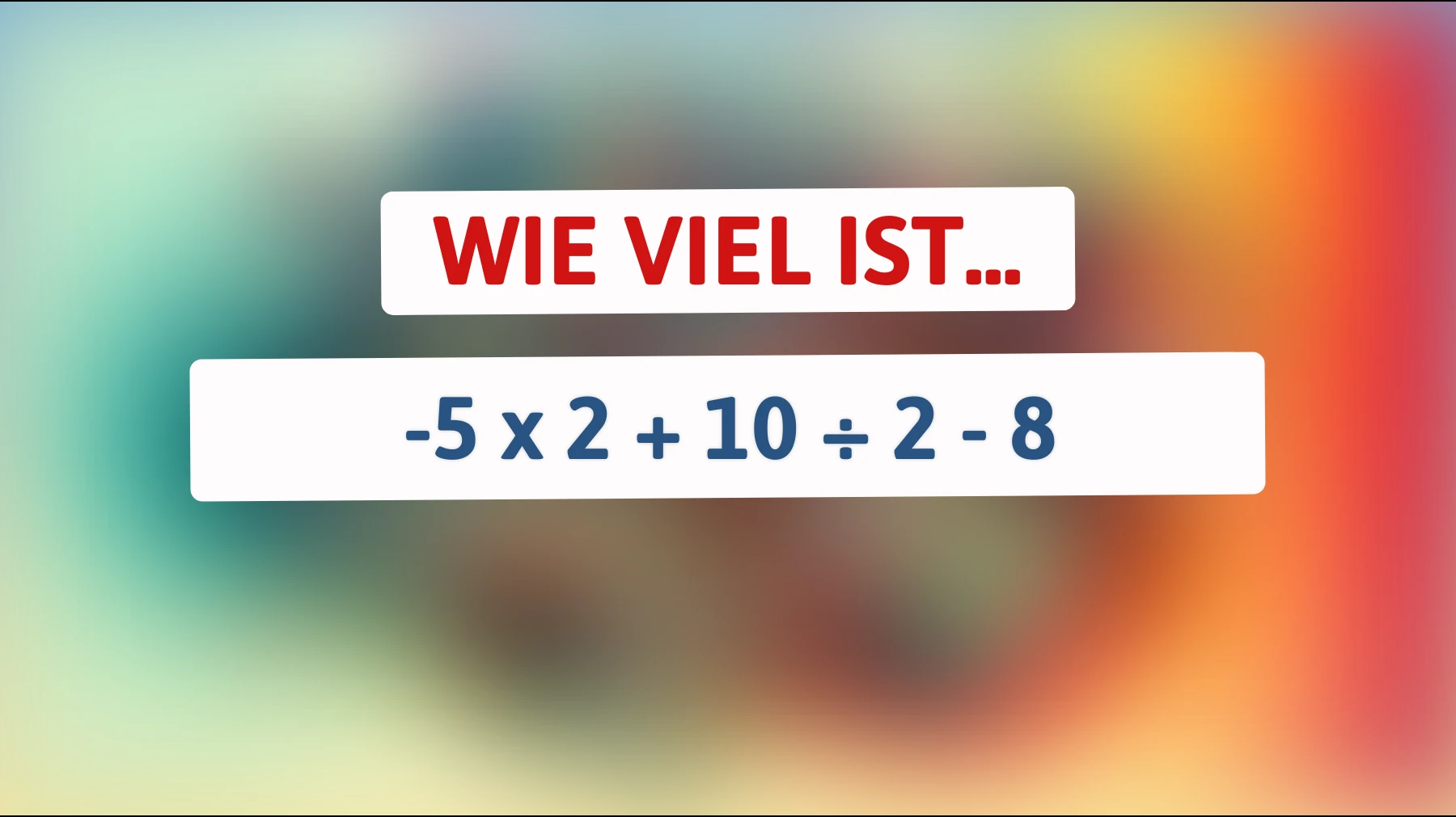 Nur für echte Denksport-Eliten: Kannst du das knifflige Rätsel in Sekunden lösen? Finde die Antwort!"