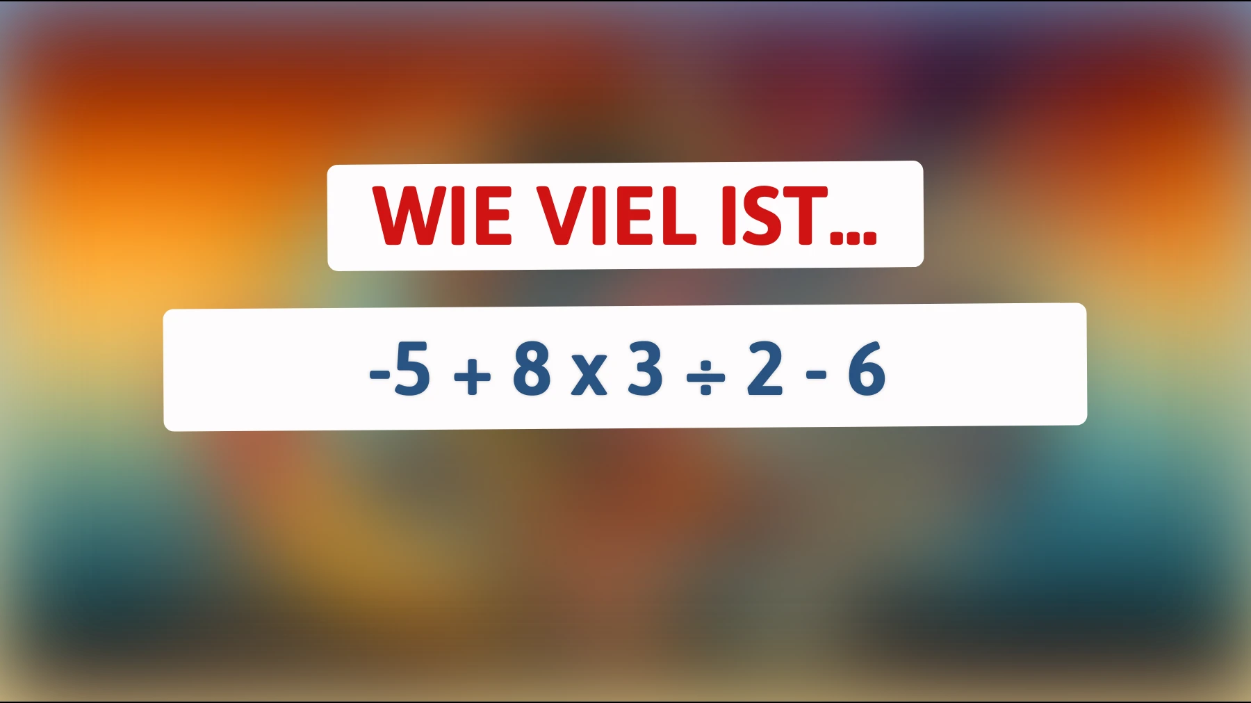 Nur für wahre Genies: Kannst du dieses mathematische Rätsel lösen und den Fehler entdecken?"