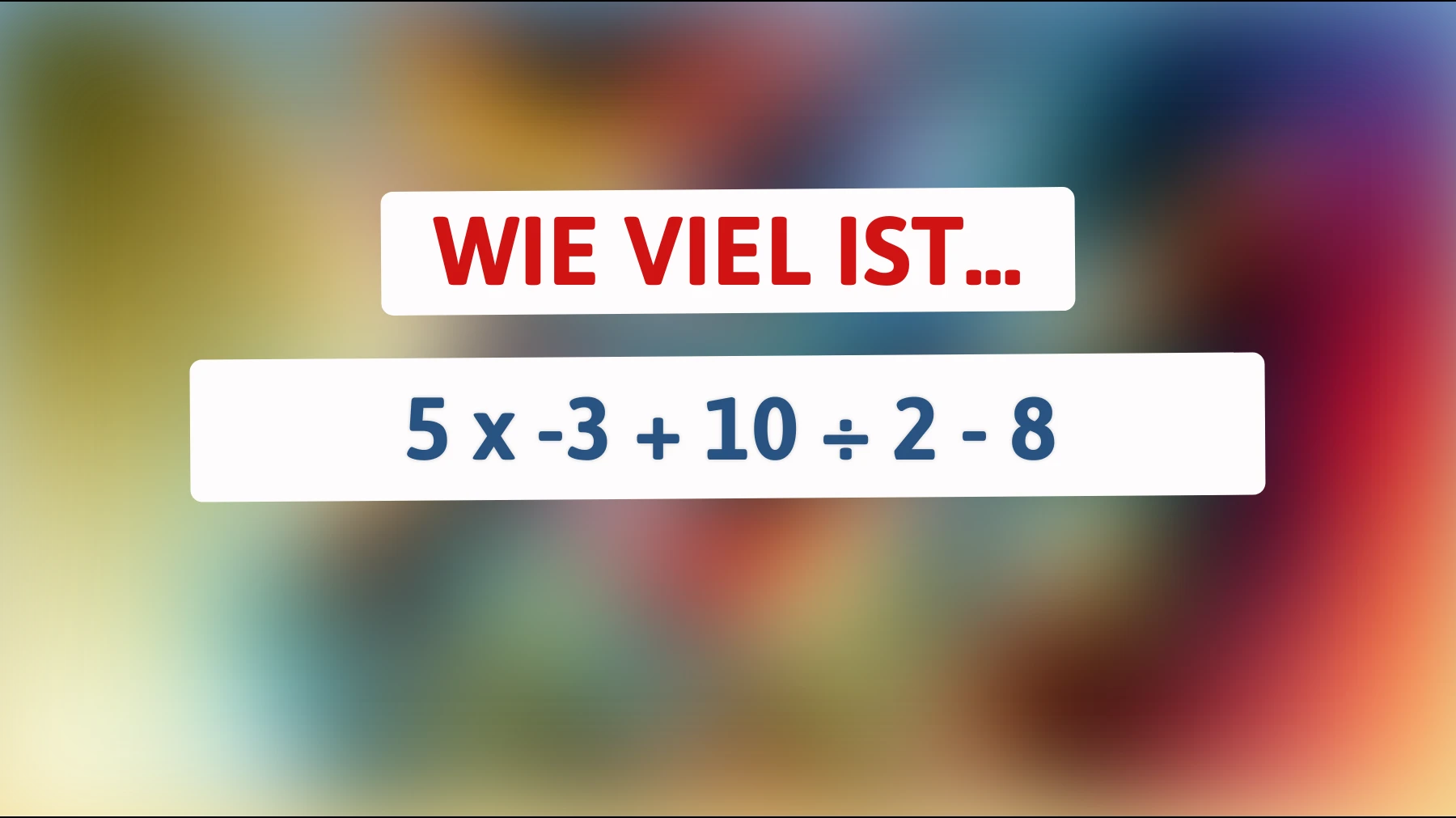 Nur wahre Genies können die Lösung finden: Welche Zahl verbirgt sich hinter diesem kniffligen Rätsel?"