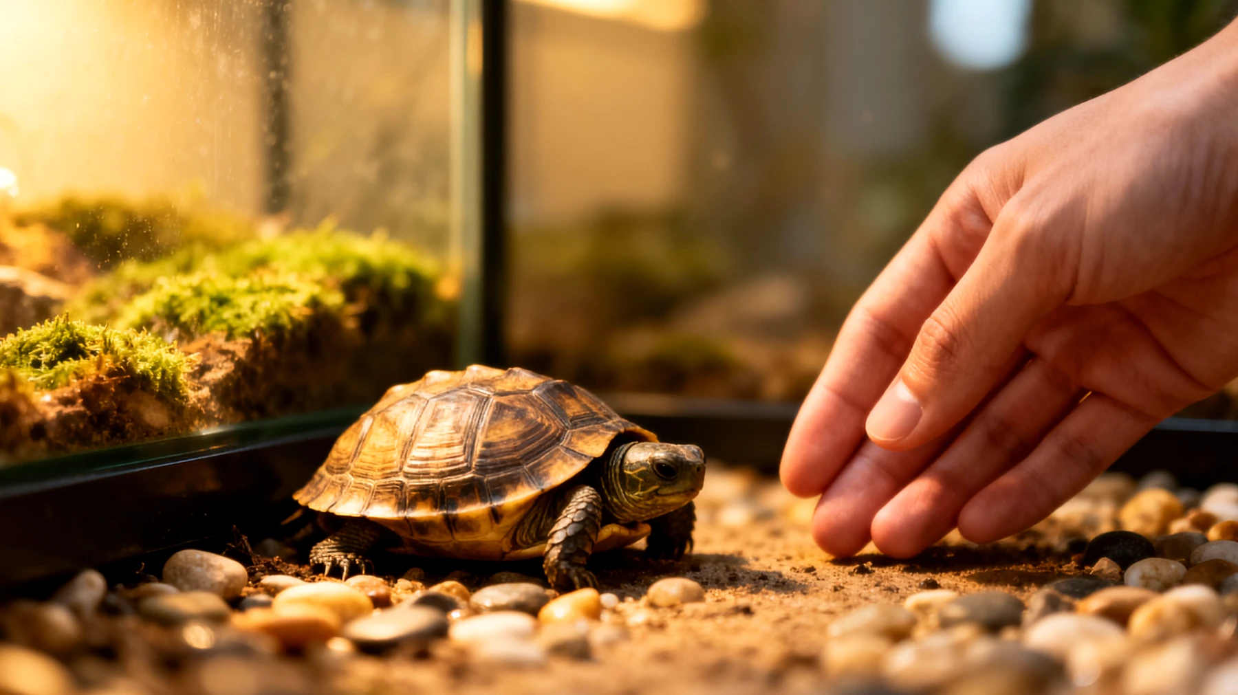 Schildkröte zeigt nach der Kastration Verhaltensänderungen und benötigt besondere Eingewöhnungsunterstützung"