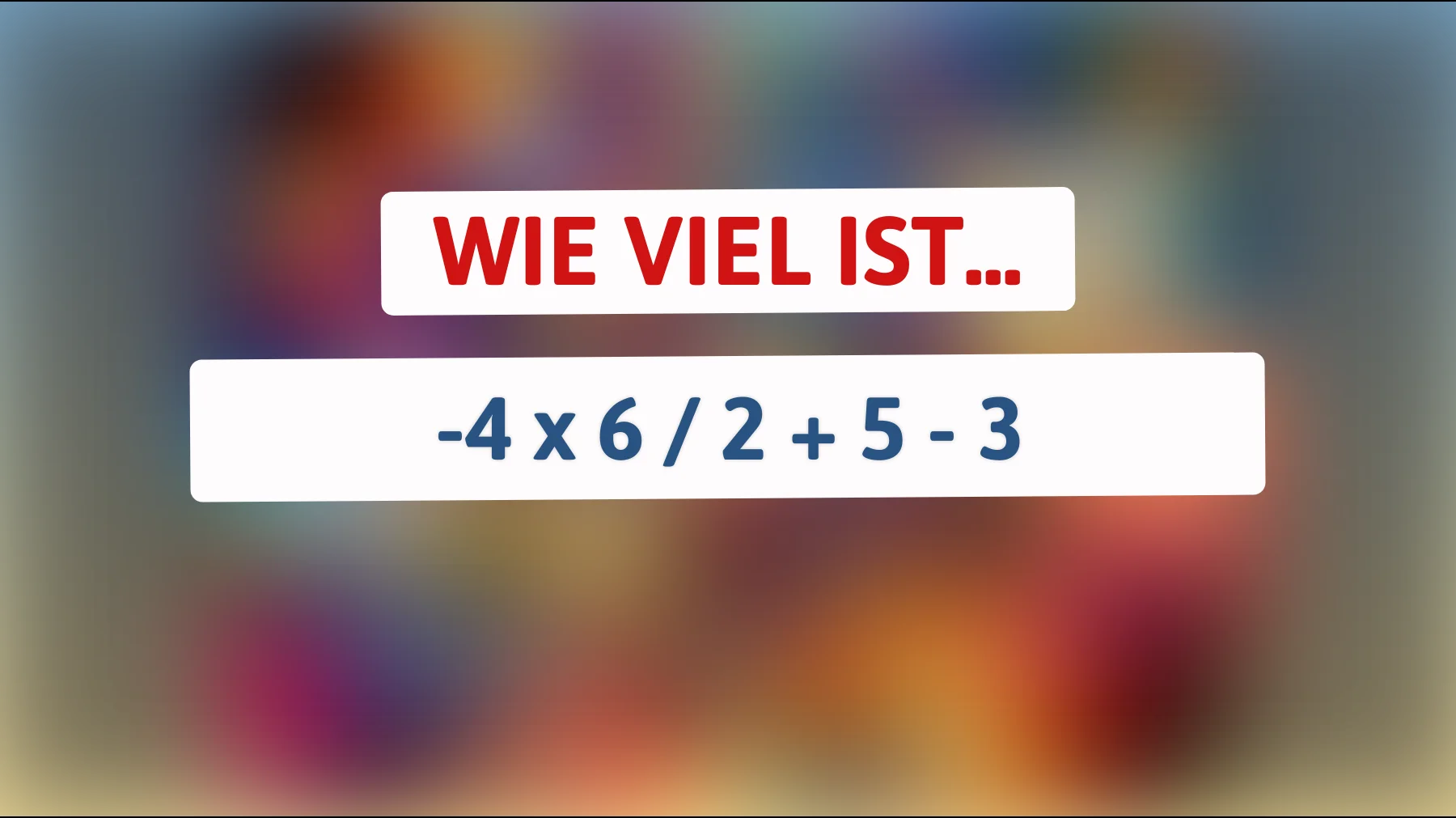 Bist du schlau genug, diese mathematische Herausforderung zu lösen? Entdecke, ob du das Zeug dazu hast!"