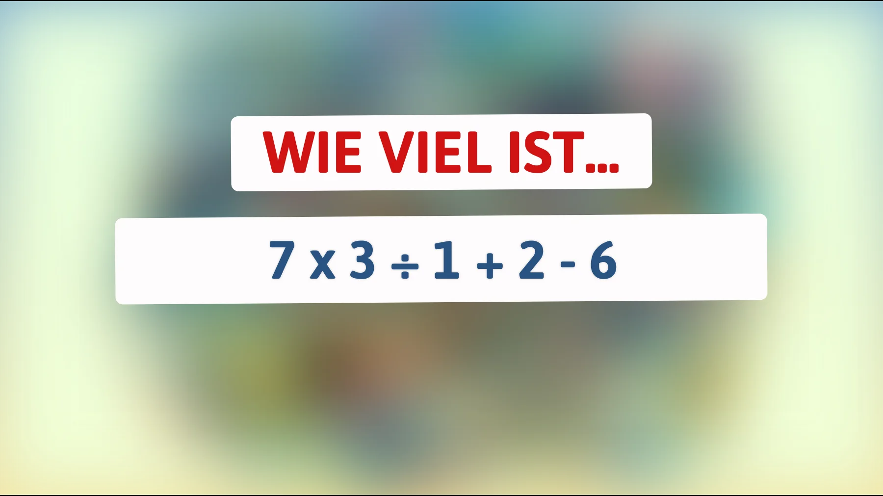 Bist du super schlau? Dieses mathematische Rätsel trennt die Genies von den Durchschnittlichen! Kannst du es lösen?"