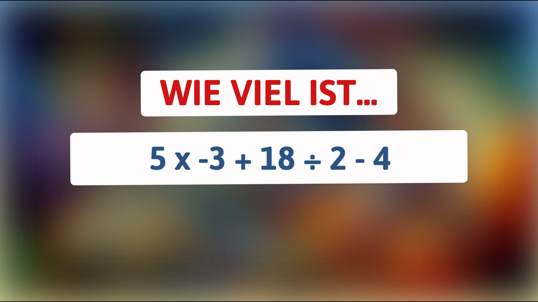 Das Rätsel, das selbst Genies ins Schwitzen bringt: Kannst du die richtige Lösung finden?"
