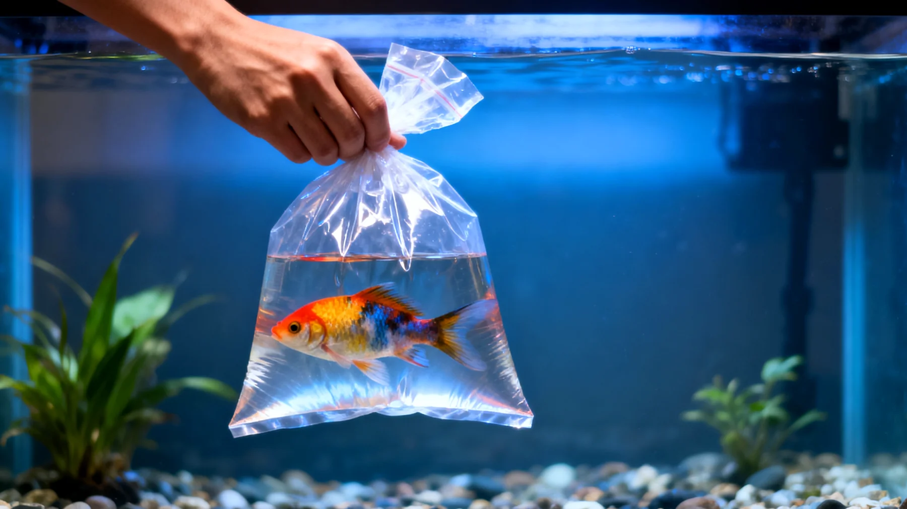 Fische benötigen nach einer Adoption besondere Eingewöhnungszeit und sorgfältige Akklimatisierung an neue Wasserbedingungen, um Stress und Schock zu vermeiden"