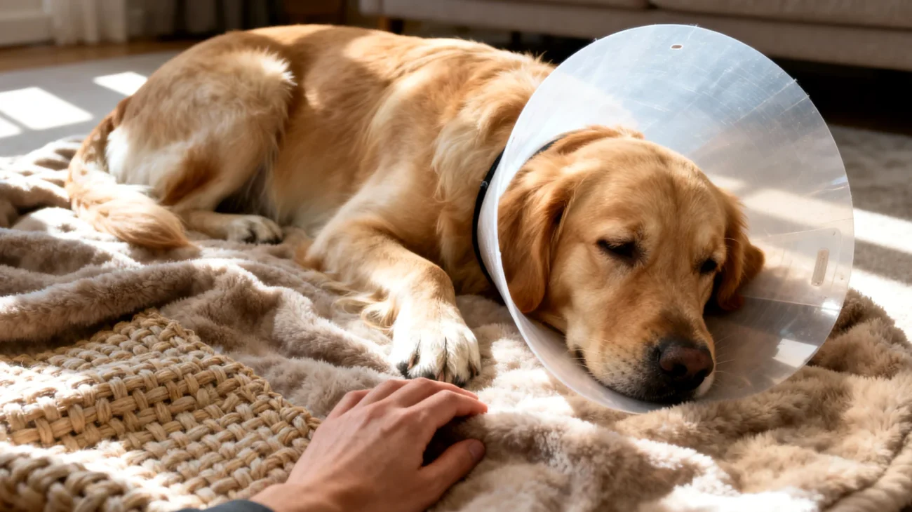 Wie kann man Schmerzen und Unwohlsein beim Hund nach der Kastration auf natürliche Weise lindern und die Wundheilung unterstützen?"