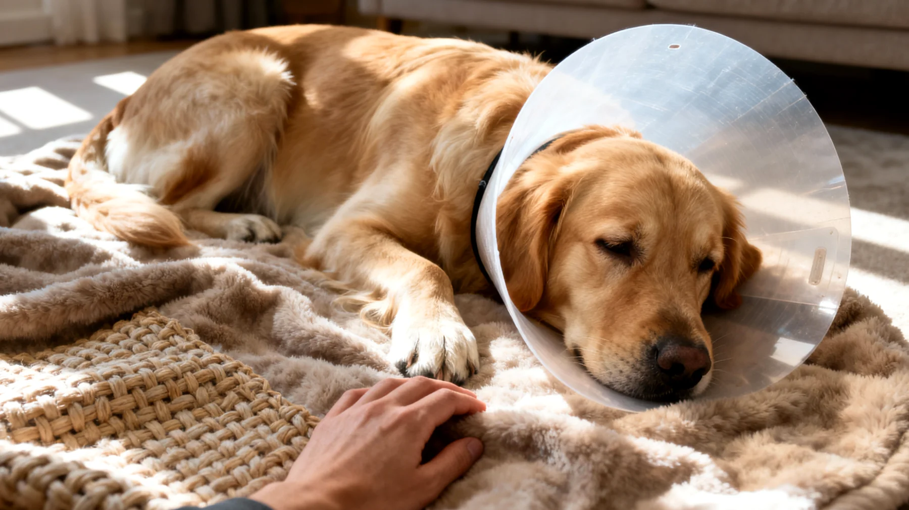 Wie kann man Schmerzen und Unwohlsein beim Hund nach der Kastration auf natürliche Weise lindern und die Wundheilung unterstützen?"