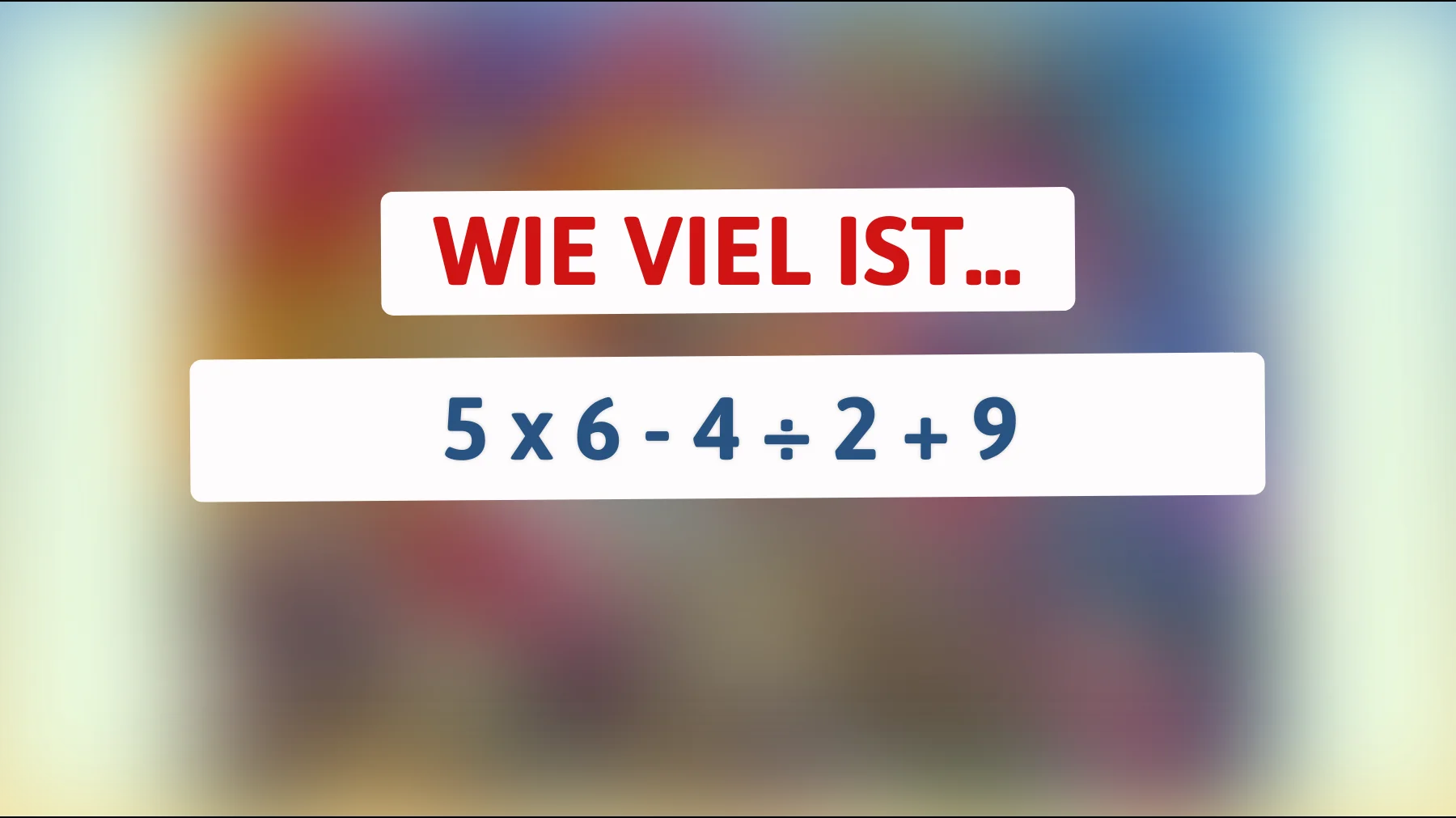 Löst nur ein Genie dieses knifflige Rätsel? Teste dein Wissen mit dieser mathematischen Herausforderung!"