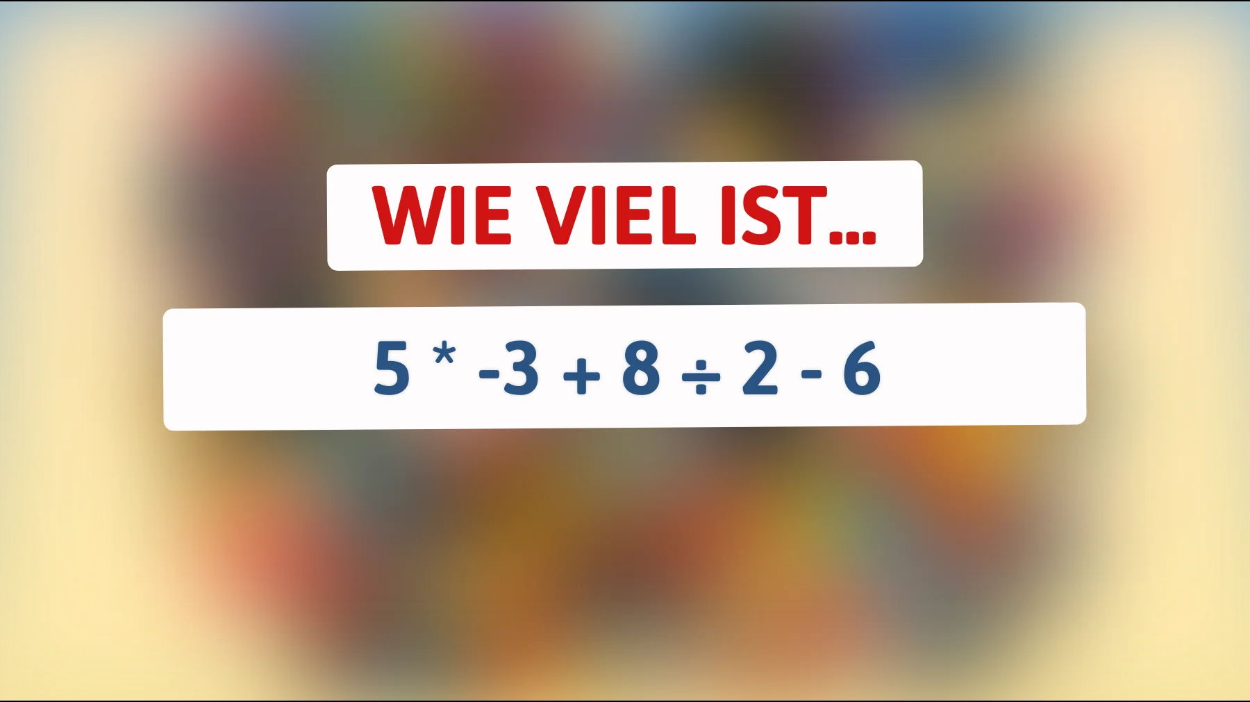 Nur 1% der Menschen können diese mathematische Herausforderung meistern: Schaffst du es, das knifflige Rätsel zu lösen?"